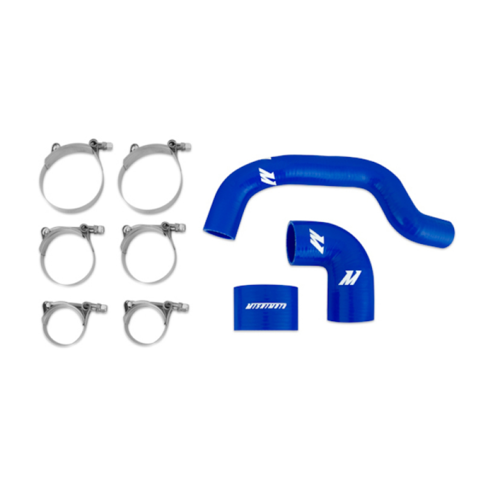 Picture of Mishimoto 04-07 Subaru WRX STI STI only USDM Blue Silicone Intercooler Hoses