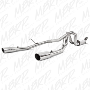 Picture of MBRP 09-11 Chev-GMC Colorado-Canyon 5-3L V8 EC-CC-SB Cat Back Dual Split Rear Exit T409
