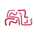 Picture of Mishimoto 04-07 Subaru STI - 06-07 WRX Red Silicone Ancillary Hoses