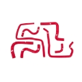 Picture of Mishimoto 04-07 Subaru STI - 06-07 WRX Red Silicone Ancillary Hoses