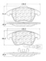 Picture of StopTech Performance 06-10 Audi A3 - 08-10 Audi TT - 06-09 VW GTI - 05-10 Jetta Front Brake Pads