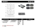 Picture of StopTech Performance 89-95 Mazda RX7 Front Brake Pads