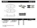 Picture of StopTech Performance 03-10 Honda Accord - 02-06 CR-V - 03-08 Pilot Front Brake Pads