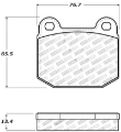 Picture of StopTech Performance 05-06 Lotus Exige Front Brake Pads