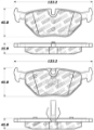 Picture of StopTech Performance 01-02 BMW Z3 - 03-09 Z4 - 10-90-07 3 Series - 99-09 Saab 9-5 Rear Brake Pads