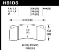 Picture of Hawk Brembo Racing DTC-60 Brake Pads