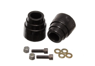 Picture of Energy Suspension 00-04 Ford Excursion 4WD Black Front Axle Bump Stop Set