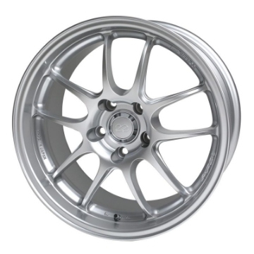 Picture of Enkei PF01 17x7 4x100 38mm Offset 75mm Bore Diameter Silver Wheel
