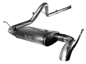 Picture of aFe MACHForce XP Exhausts Cat-Back SS-409 EXH CB Jeep Wrangler JK 3-8L 07-11 2 Dr HT