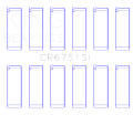 Picture of King Engine Bearings 97-07 Ford 2-5L-2-9L-3-0L Size STD Rod Bearing Set