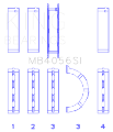 Picture of King Engine Bearings 97-07 Ford 2-5L-2-9L-3-0L Size STD Main Bearing Set