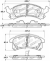 Picture of StopTech Performance 90-98 Buick Skylark - 90-98 Pontiac Grand Am Front Brake Pads