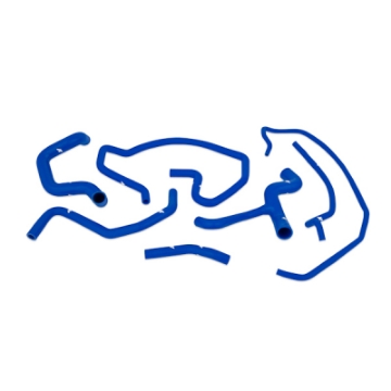 Picture of Mishimoto 02-04 Ford Focus SVT Blue Silicone Hose Kit