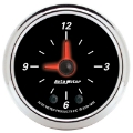 Picture of Autometer 52mm Full Sweep Electric 12 Hour Clock Inc 10-5 ft Tubing or Wiring Harness
