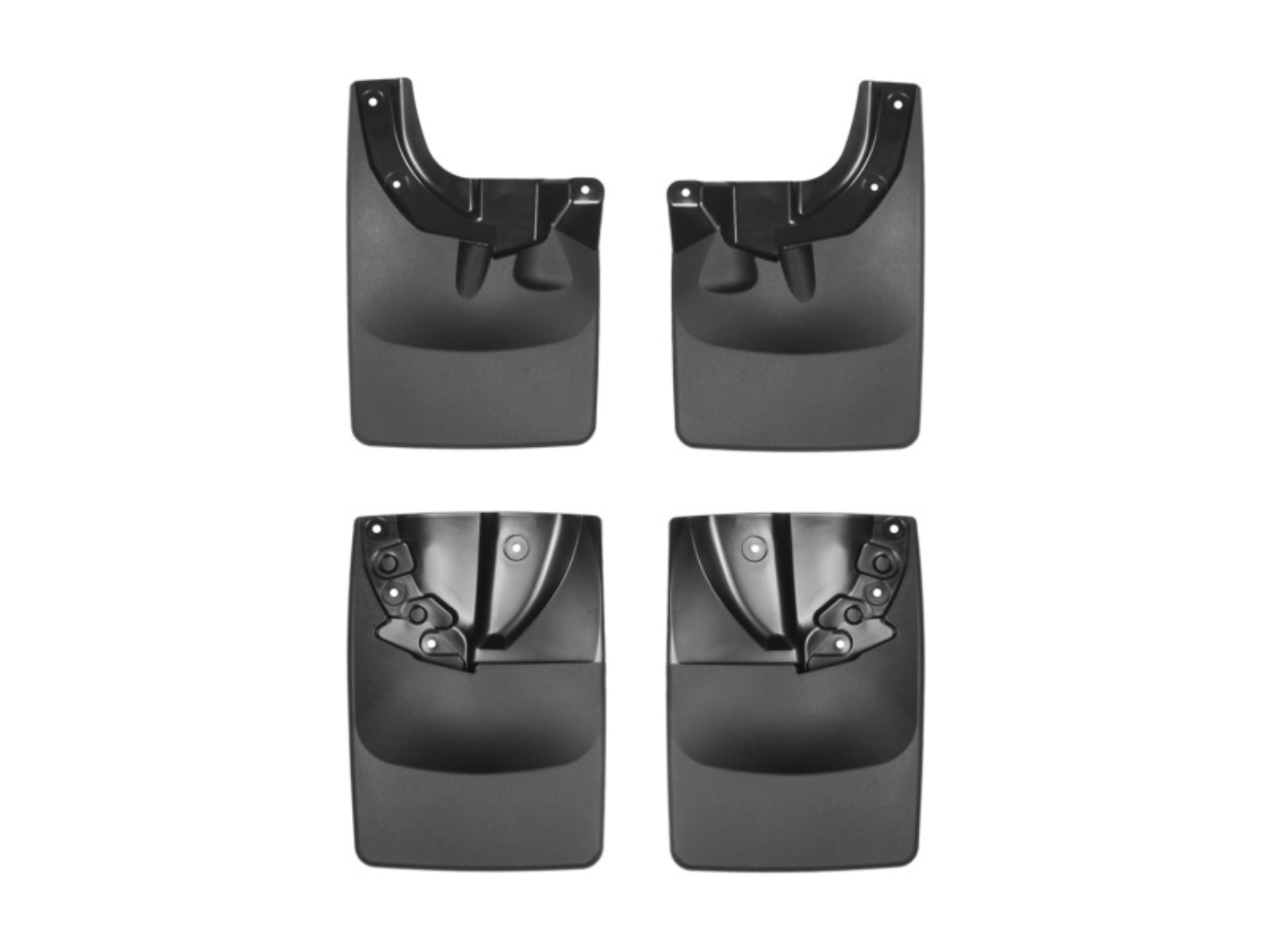 Picture of WeatherTech 2016 Toyota Tacoma No Drill Front & Rear Mudflaps - Models without Fender Flares