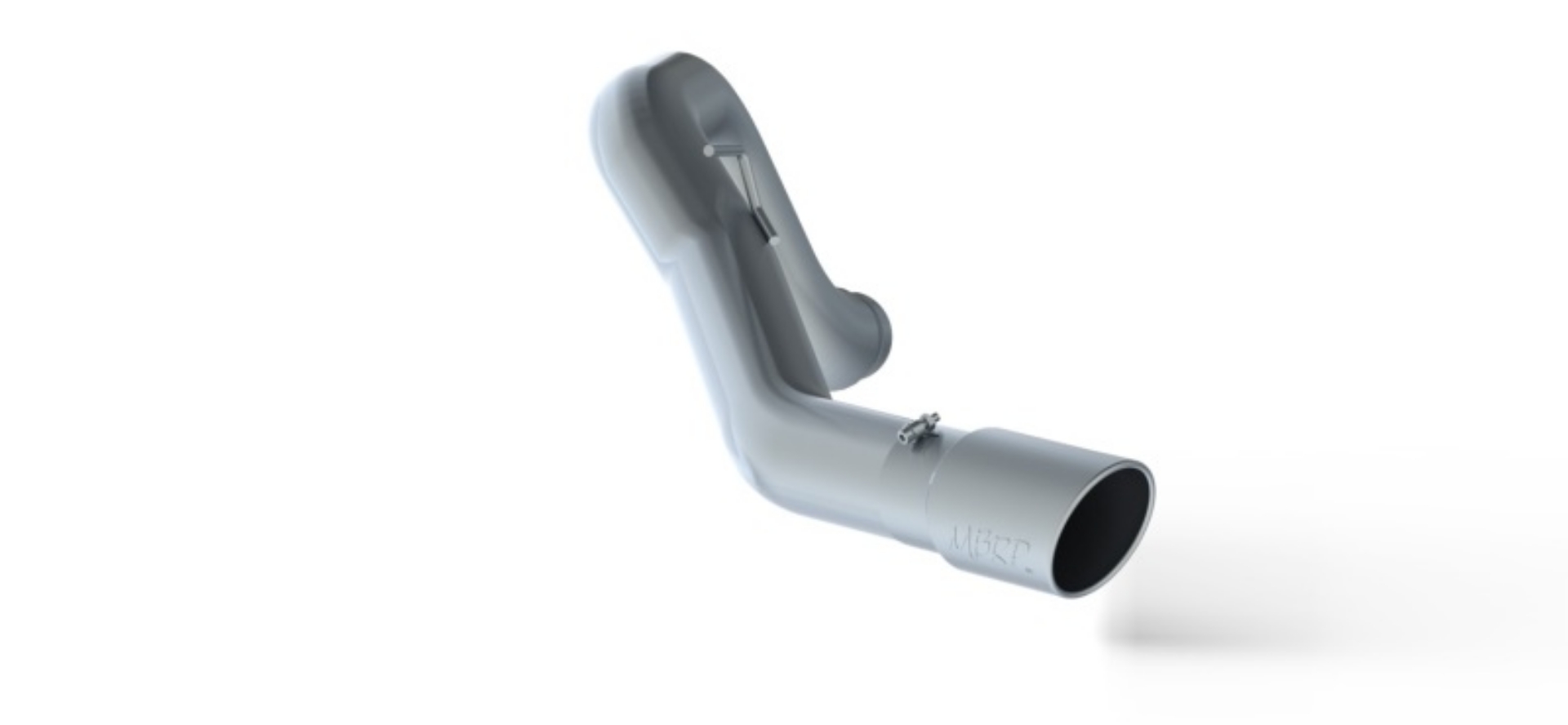 Picture of MBRP 13-14 Dodge Ram 2500-3500 Cummins 6-7L 5in Filter Back Exhaust Single Side Exit Aluminum CC-SB