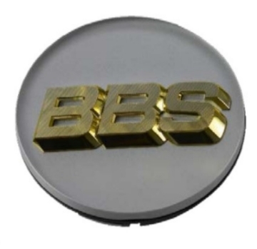 Picture of BBS Center Cap 56mm White-Gold 56-24-012