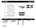 Picture of StopTech Performance 07-09 Mini Cooper-Cooper S Rear Brake Pads