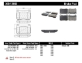 Picture of StopTech Performance 08-09 Lexus IS F Rear Brake Pads
