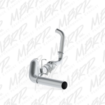 Picture of MBRP F-250-350 6-0L EC-CC 5in Turbo Back Stock Cat Single Side Exit AL