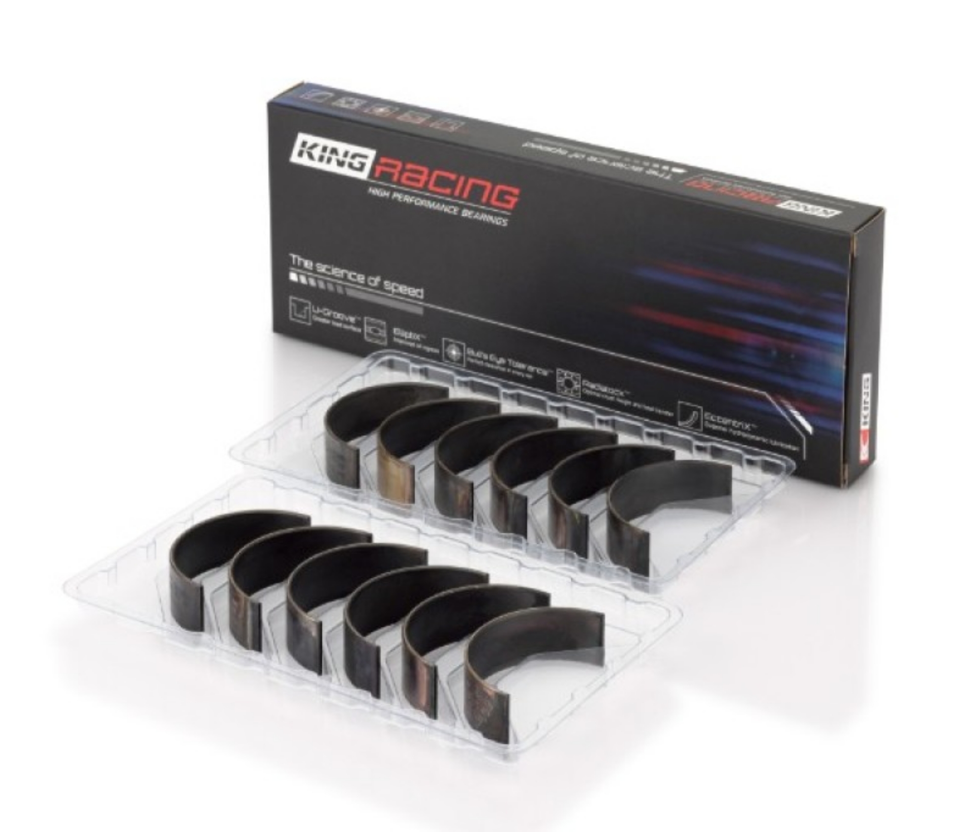 Picture of King Engine Bearings Toyota-Lexus 2JZGE-2JZGTE 3-0L Size STD Performance Rod Bearing Set