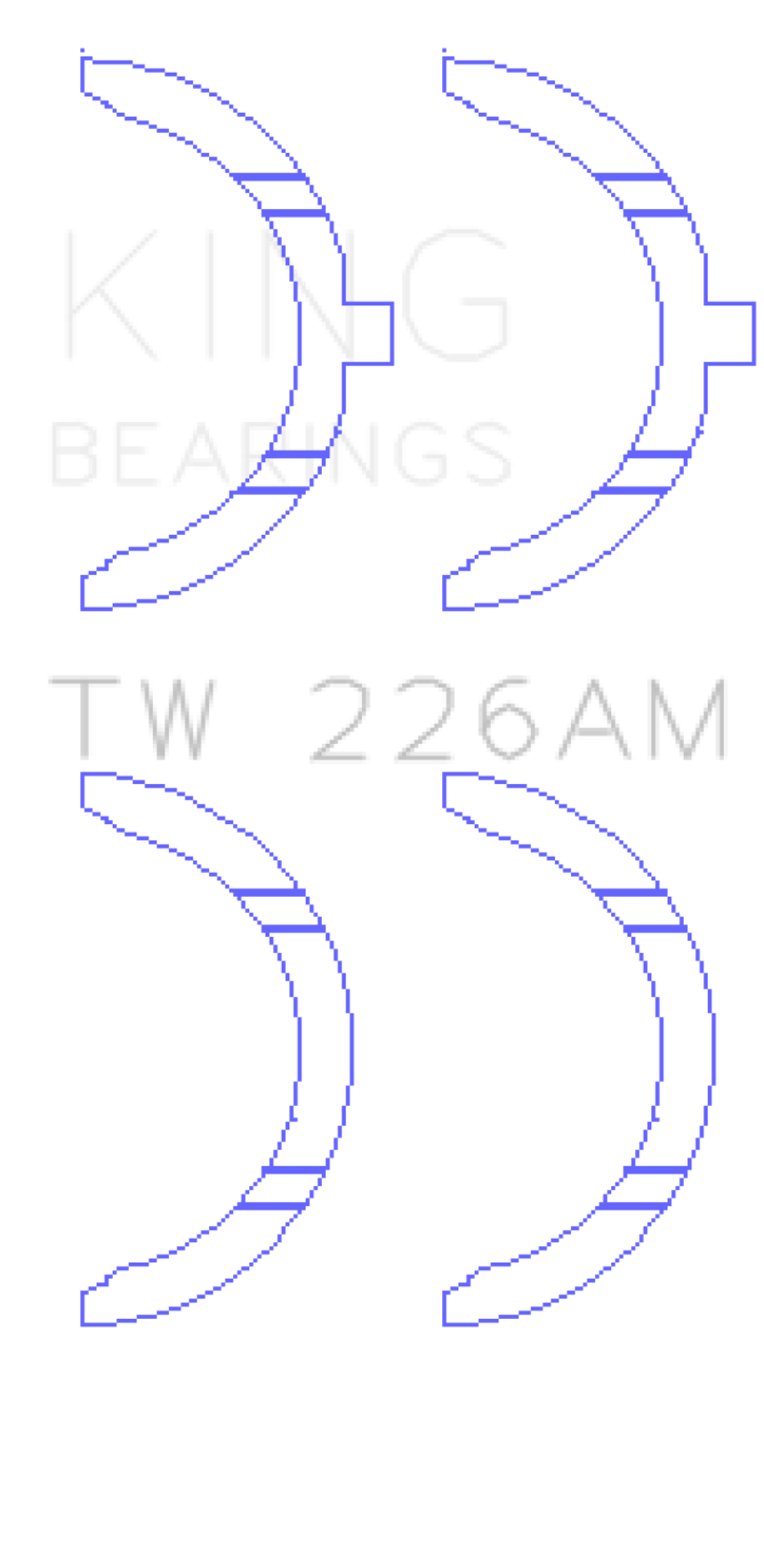 Picture of King Engine Bearings Toyota 3SGTE Thrust Washer Set
