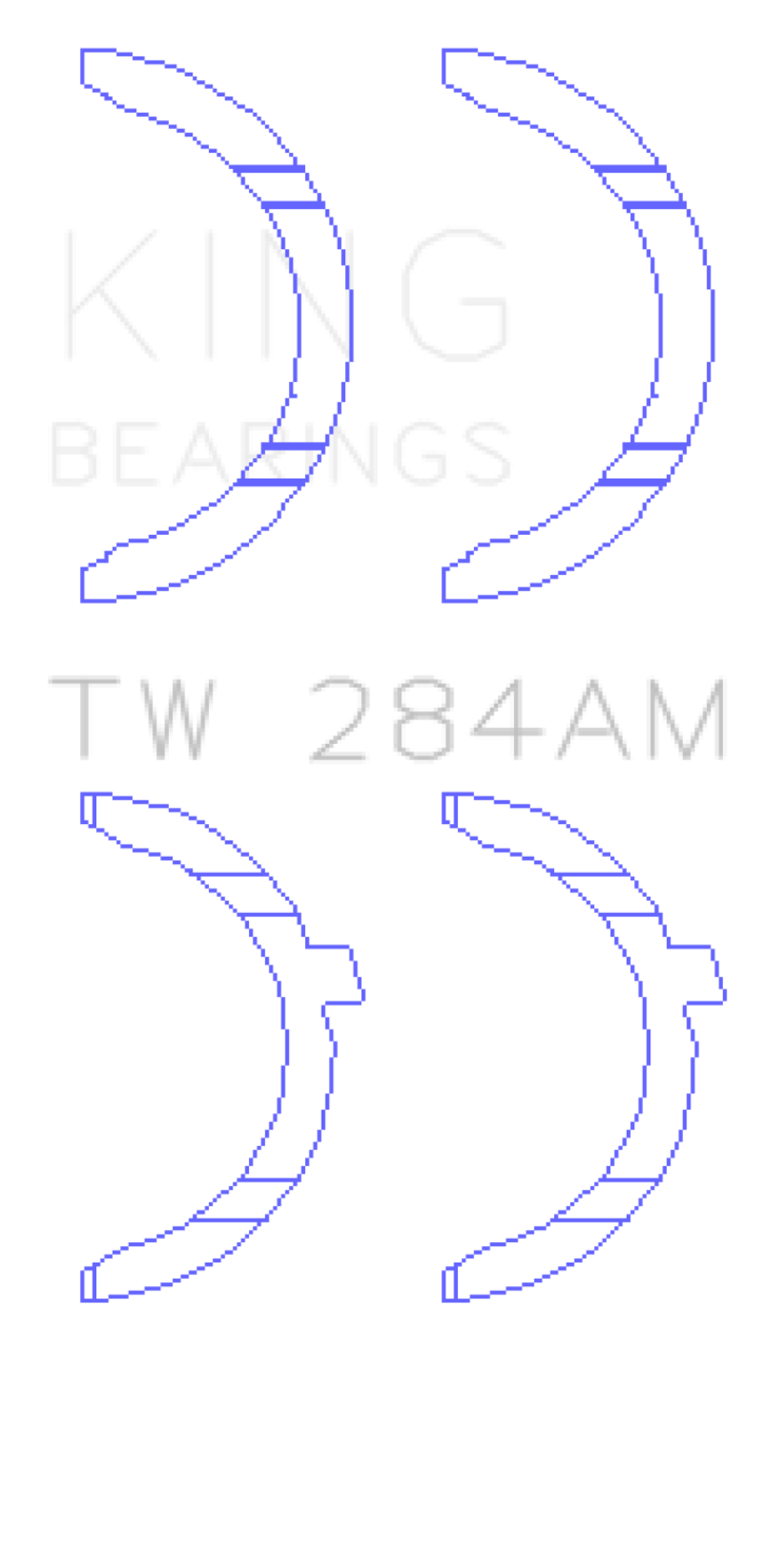 Picture of King Engine Bearings Toyota-Lexus 2JZGE-2JZGTE 3-0L Thrust Washer Set