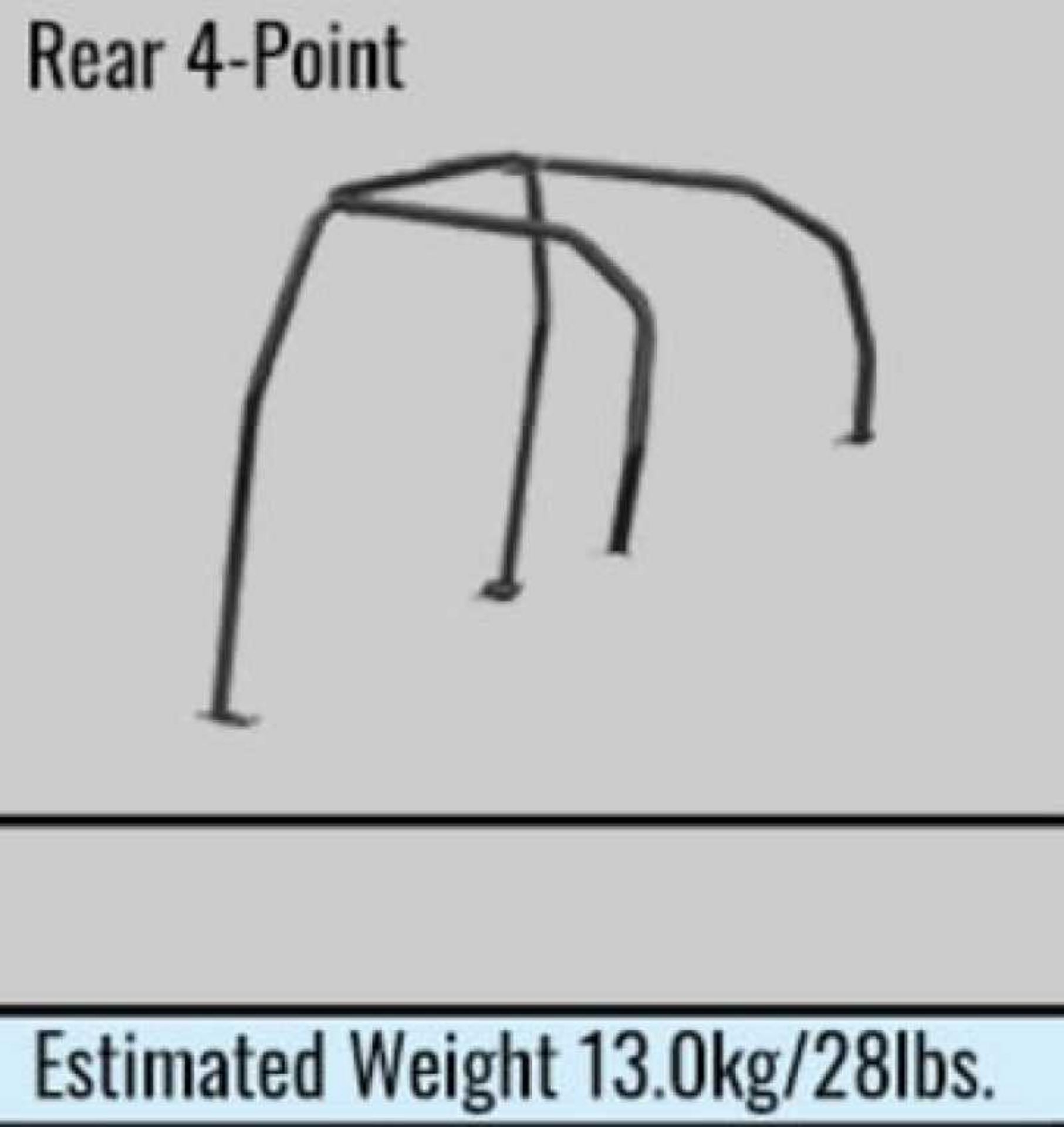 Picture of Cusco Roll Cage 4pt Sfty21 Steel Non Sunroof 4 passenger Toyota SXE10 IS300 S-O - No Cancel
