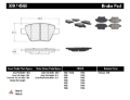Picture of StopTech Performance Volkswagen Rear Brake Pads
