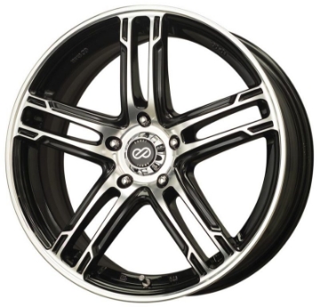 Picture of Enkei FD-05 17x7 5x114-3 40mm Offset Black Machined Wheel