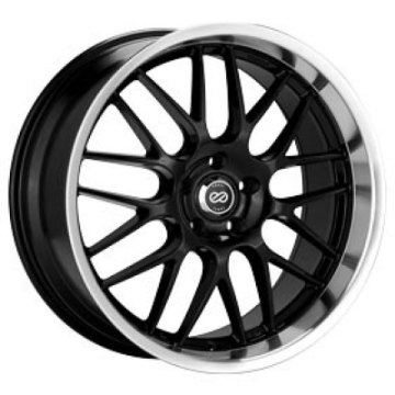 Picture of Enkei Lusso 18x7-5 42mm Offset 5x100 Bolt Pattern 72-6 Bore Black w- Machined Lip Wheel