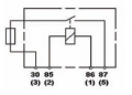 Picture of Hella Relay 12V 25A SPST 25A Fuse Bkt