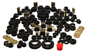 Picture of Energy Suspension 97-06 Jeep Wrangler TJ Black Hyper-Flex Master Bushing Set