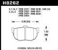Picture of Hawk 89-97 Nissan 240SX HT-10 Race Rear Brake Pads