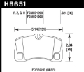 Picture of Hawk 07-08 Porsche 911 Turbo-911 GT3-911 GT3 CUP Rear DTC-70 Race Brake Pads