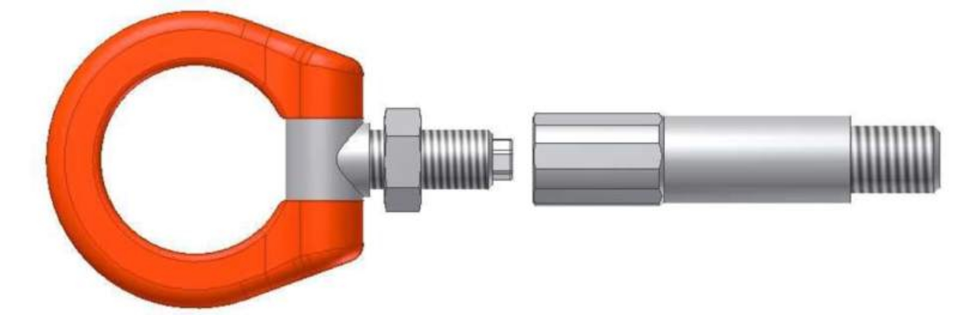Picture of Cusco Tow Hook Swivel Joint Front Toyota Vitz-Yaris