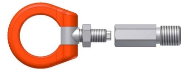 Picture of Cusco Tow Hook Swivel Joint Rear Nissan Fairlady Z-370 Z
