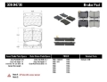 Picture of StopTech Performance 91-03 Ford Escort ZX2 - 92-95 Mazda MX-3 Front Brake Pads