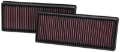 Picture of K&N Replacement Air Filter 12-563in O-S Length x 5-25in O-S Width x 1-625in H Inc 2 Filters