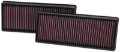 Picture of K&N Replacement Air Filter 12-563in O-S Length x 5-25in O-S Width x 1-625in H Inc 2 Filters