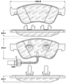 Picture of StopTech Performance 07-10 Audi S6-S8 Front Brake Pads