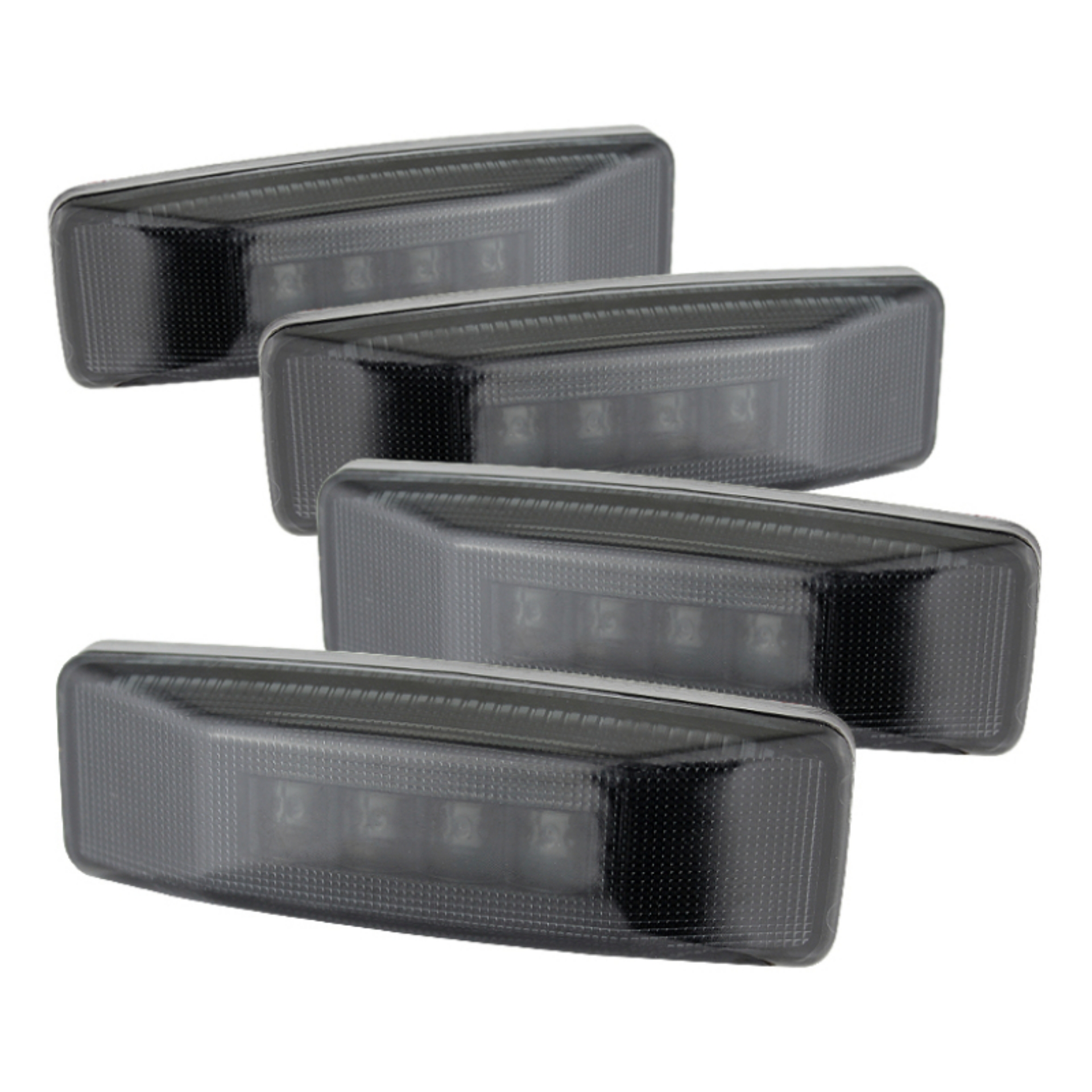 Picture of xTune Dodge Ram 94-02 Dually 2 Red LED+2 Amber LED Fender Lights 4pcs Smoke ACC-LED-DR94-FE-SM