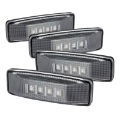 Picture of xTune Dodge Ram 94-02 Dually 2 Red LED+2 Amber LED Fender Lights 4pcs Clear ACC-LED-DR94-FE-C