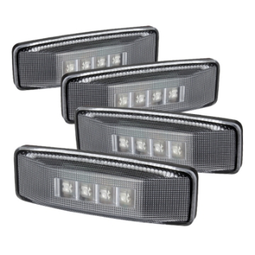 Picture of xTune Dodge Ram 94-02 Dually 2 Red LED+2 Amber LED Fender Lights 4pcs Clear ACC-LED-DR94-FE-C