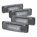 Picture of xTune Dodge Ram 94-02 Dually 2 Red LED+2 Amber LED Fender Lights 4pcs Clear ACC-LED-DR94-FE-C