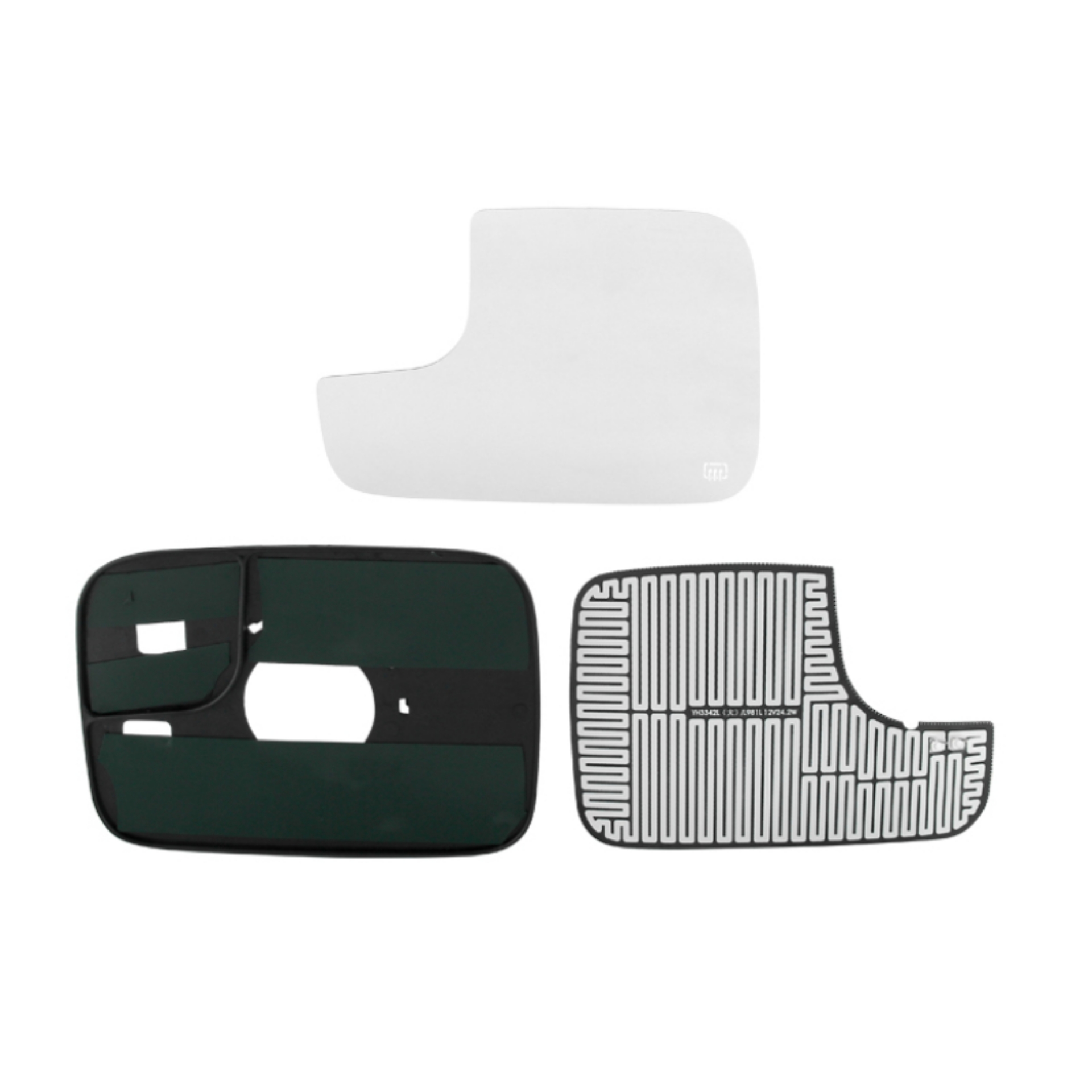 Picture of xTune Replacement Glass Heated Mirror Dram94 - Dram98 - Dram02 Left Large MIR-GLASS-DRAM9402-PW-L1