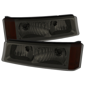 Picture of xTune Chevy Silverado 03-06 Bumper Lights Smoke CBL-JH-CSIL03-AM-SM