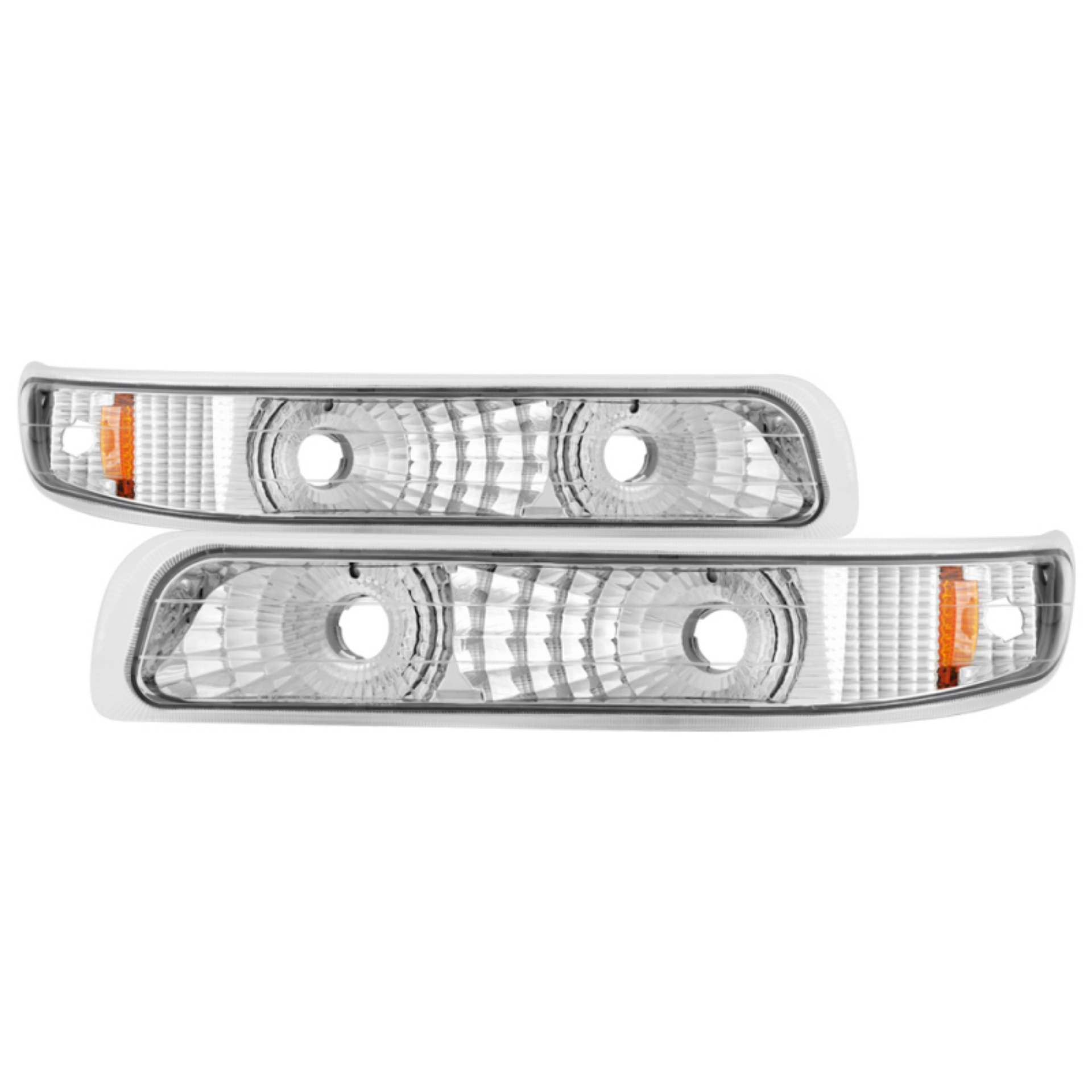 Picture of xTune Chevy Silverado 99-02 - Chevy Suburban-Tahoe 00-06 Amber Bumper Lights Euro CBL-JH-CS99-AM-E