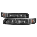 Picture of xTune Chevy Silverado 99-02 Amber Reflector Bumper Lights Smoke CBL-JH-CS99-AM-SM