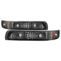 Picture of xTune Chevy Silverado 99-02 Amber Reflector Bumper Lights Smoke CBL-JH-CS99-AM-SM